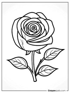 Adorable rose bud design ca