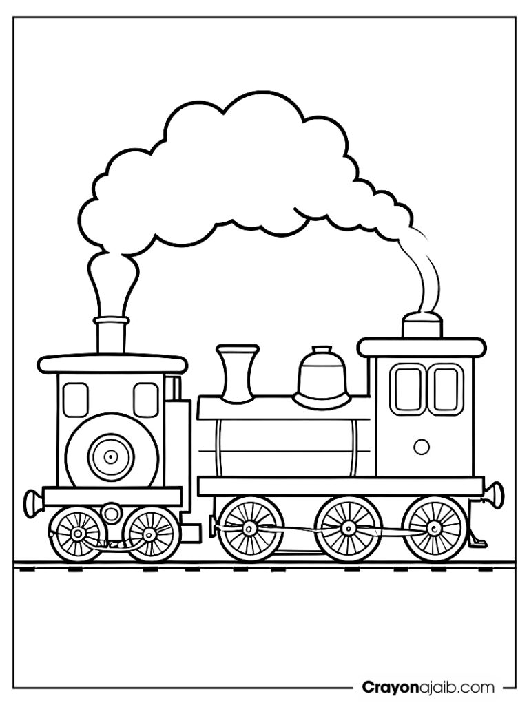 Cute steam engine train for kids ca