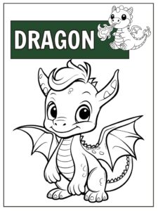 Dragon coloring pages printable