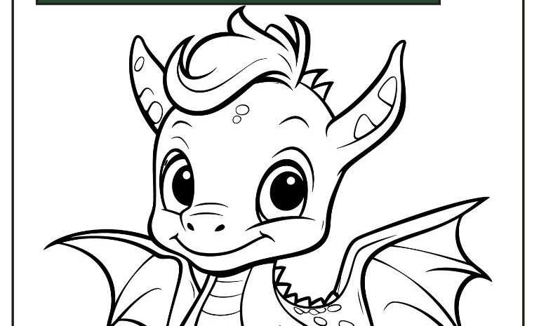 Dragon coloring pages printable