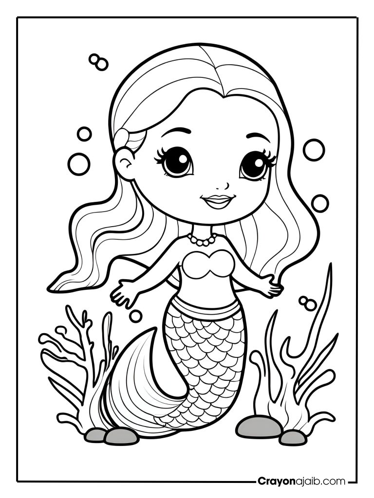 Mermaid holding starfish