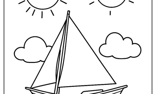 Boosting their artistic creativity in a fun way using sailboat coloring ca