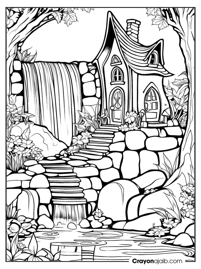 Fairy house extravaganza 20+ coloring pages to inspire creativity