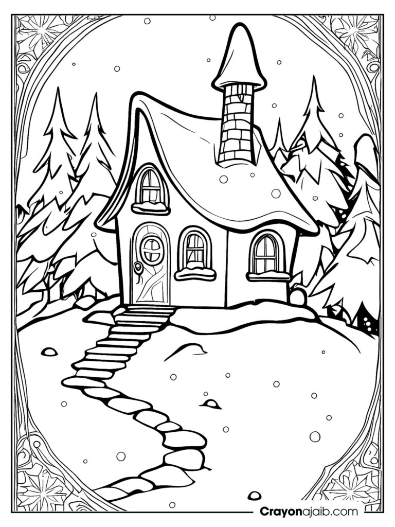 From sketch to story beautiful fairy house coloring pages for kids