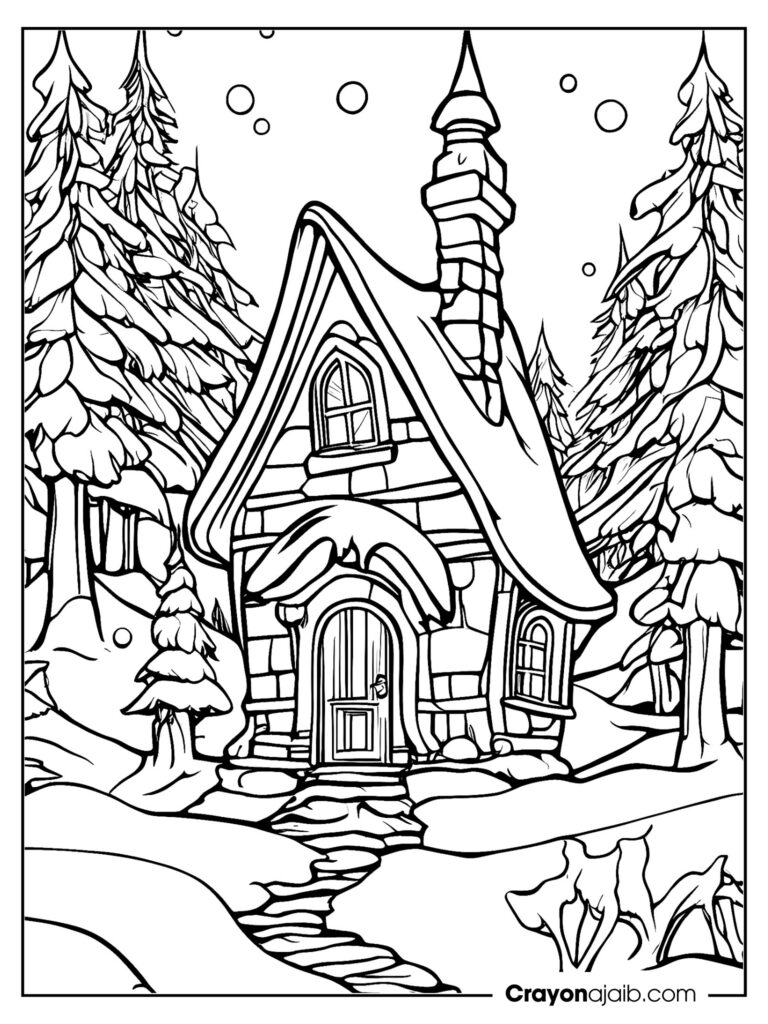 Let the magic begin gorgeous fairy house coloring pages for creative play