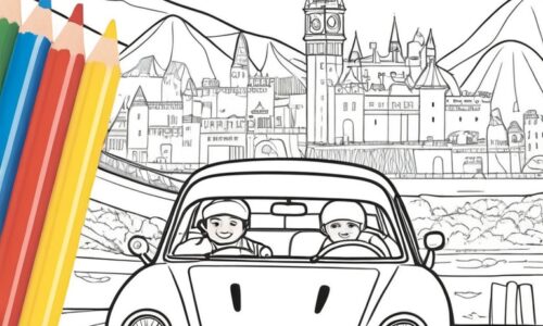 Amazing vehicles and transportation coloring book