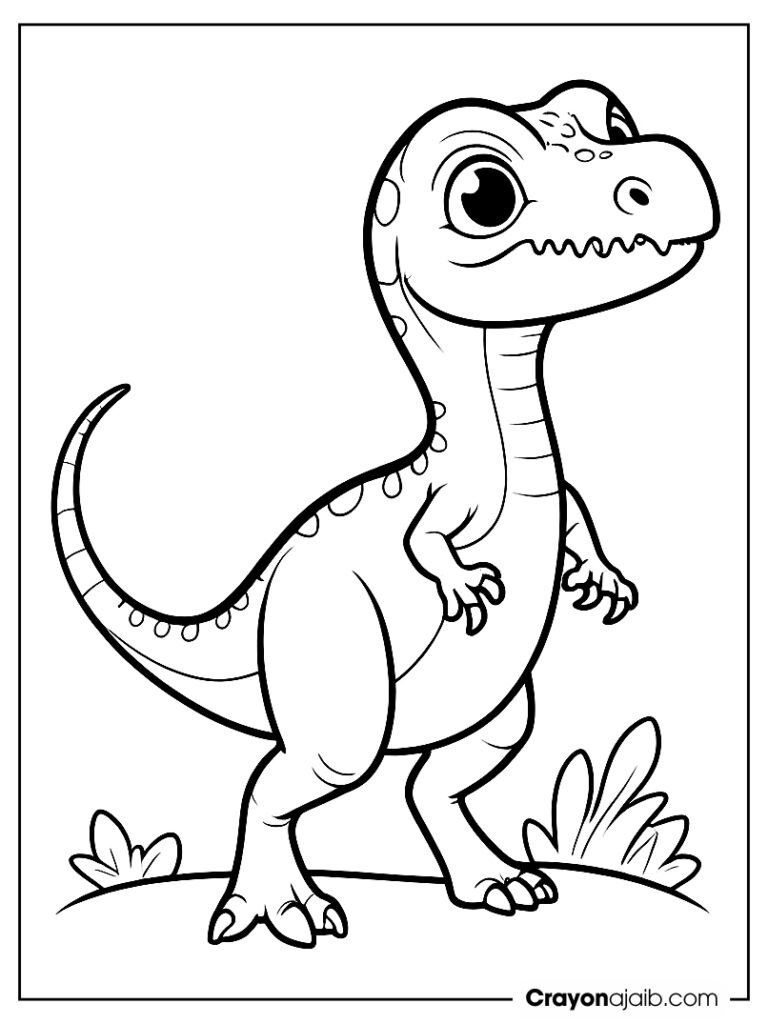 Apatosaurus dinosaur coloring page for kids ca