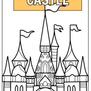 Castle coloring pages free printables