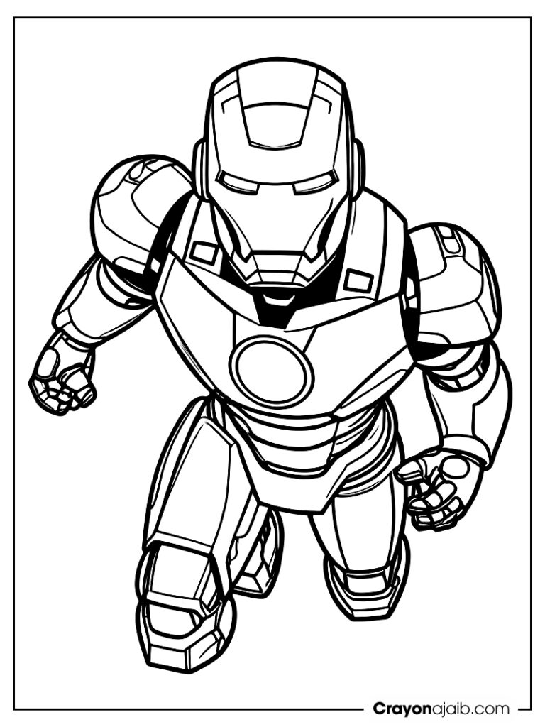 Ironman flying close up for kids ca