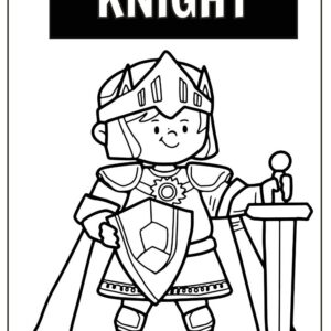 Knight coloring pages ideas