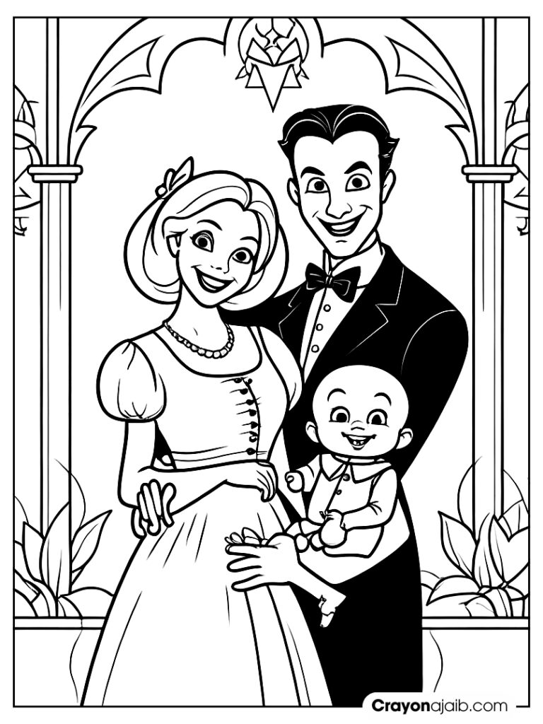 Smiling vampire family ca