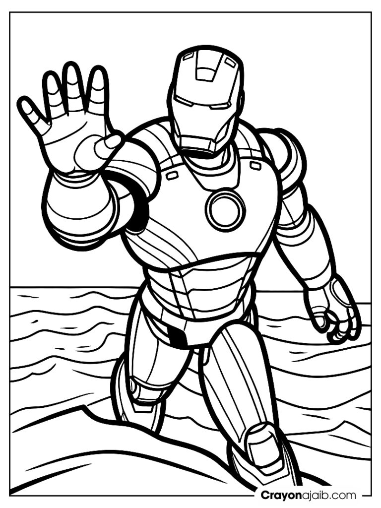 Waving ironman for preschoolers ca