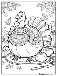 Traditional thanksgiving symbols coloring pages ca