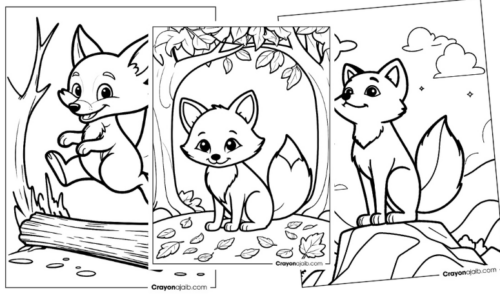 Best fox coloring pages to download today ca