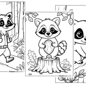 Best free raccoon coloring pages for creative kids crayonajaib